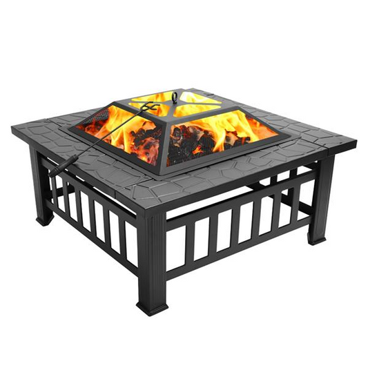 Traditional Fire Pit with Accessories