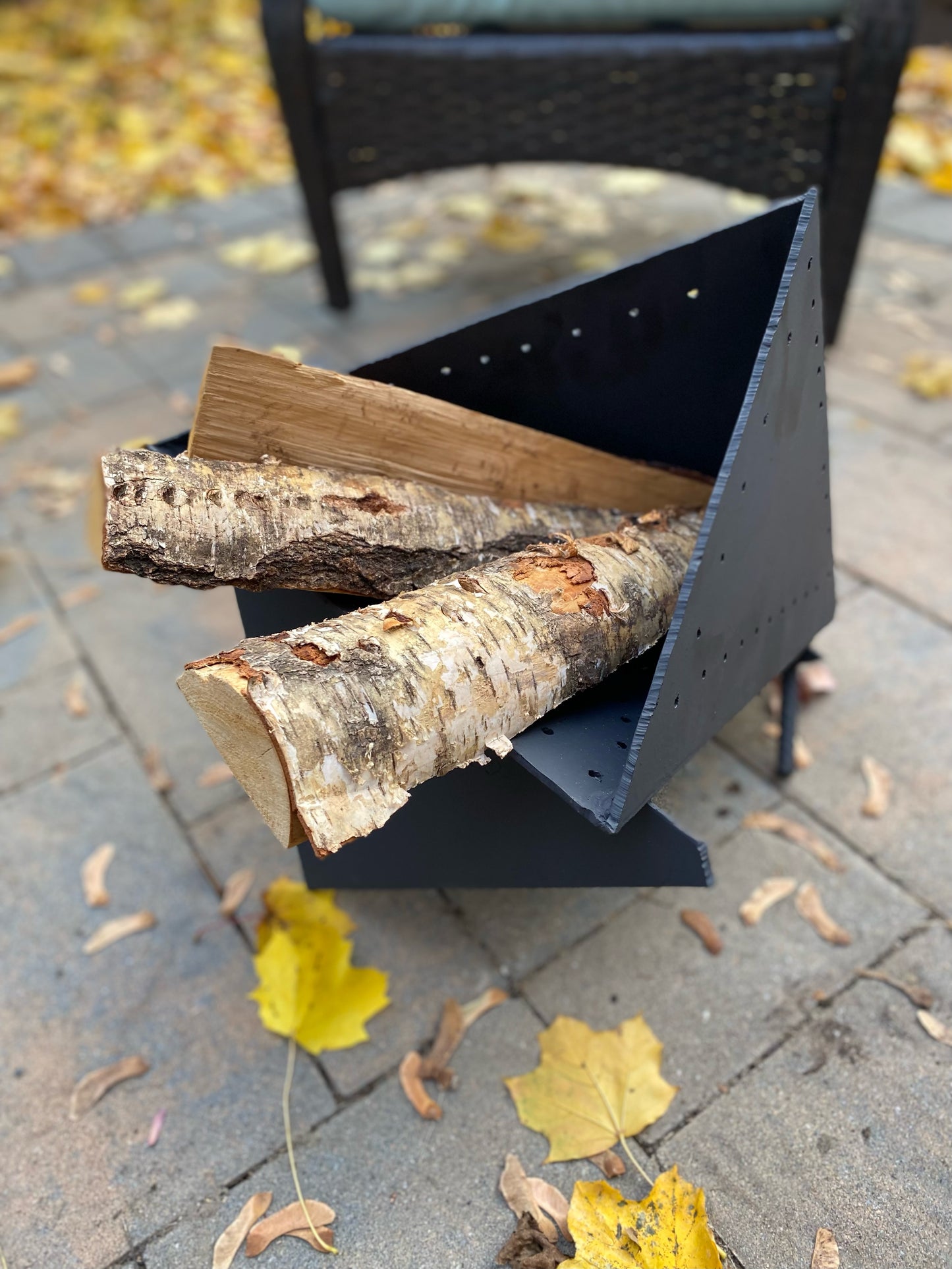 Handmade Ember Flame Triad Fire Pit