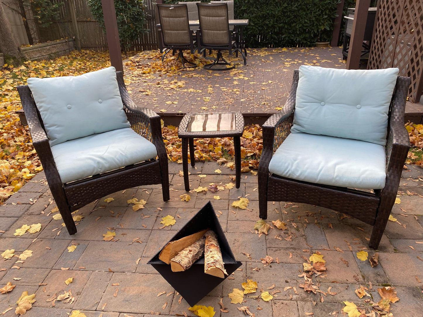 Handmade Ember Flame Triad Fire Pit