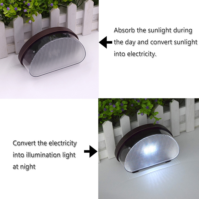 LED Solar Fence Lights