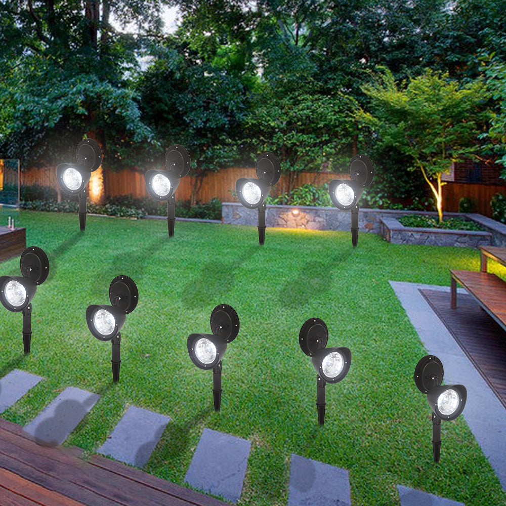 2 Piece Solar LED Landscape Spotlight